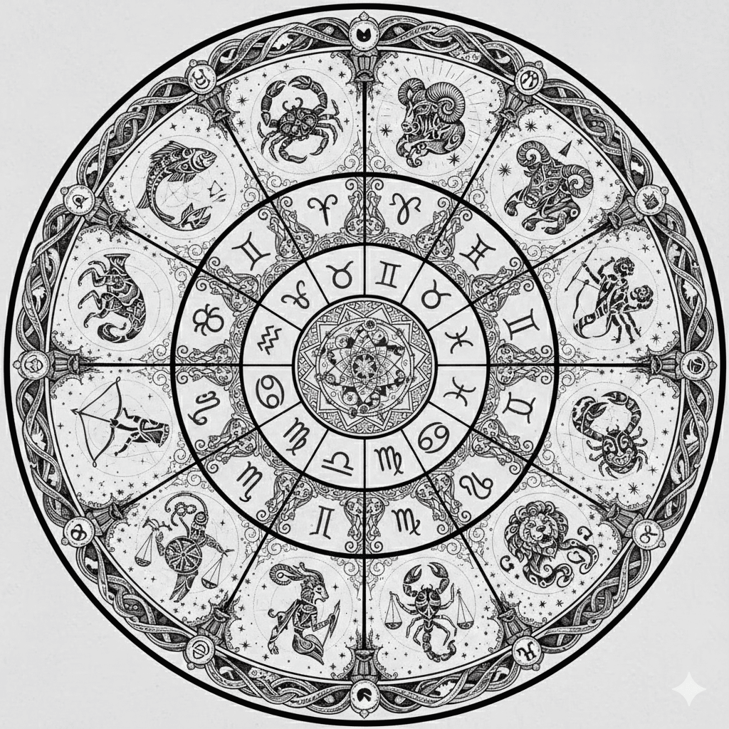 Horoscope wheel